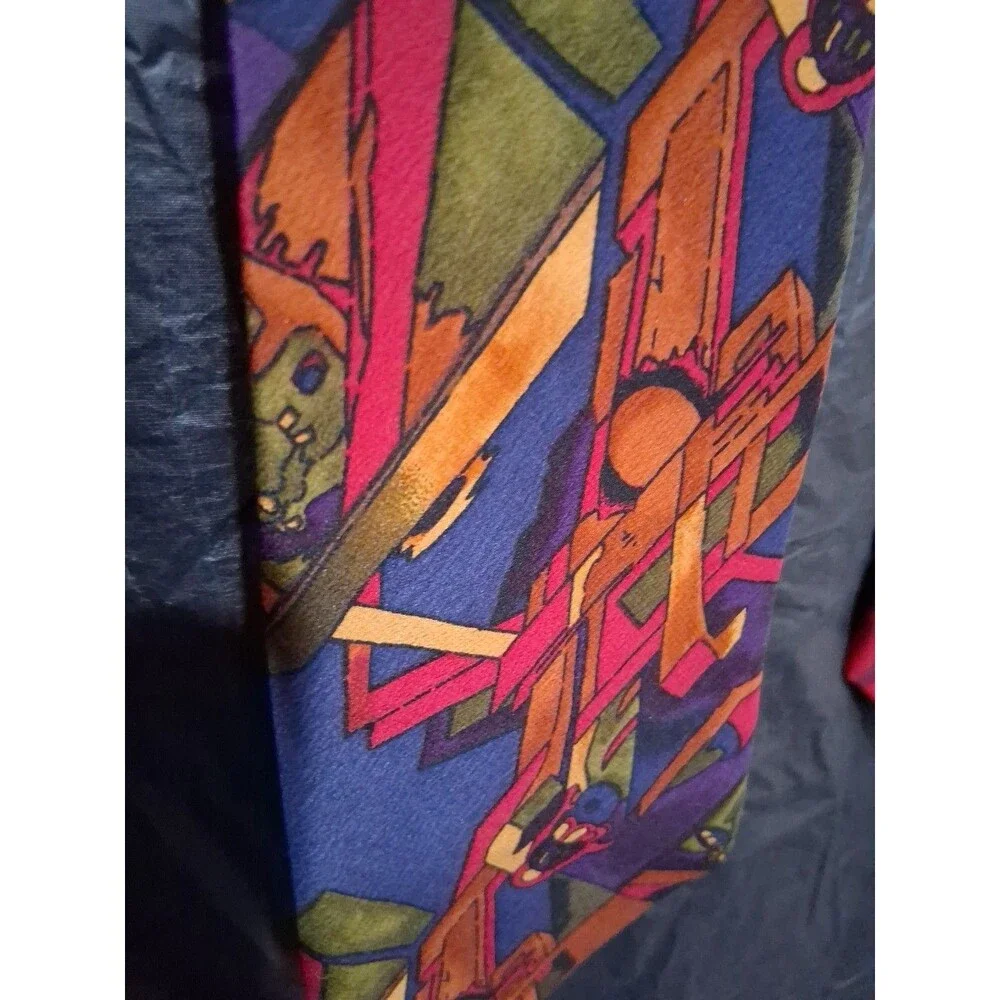 Jerry Garcia Capillaries Limited Collection Tie Lot Necktie Blue Abstract Silk